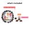 Incraftables 12mm Indian Agate Beads for Jewelry Making (20pcs). Best Natural Stone Beads for Jewelry Making (6mm Hole Size). Gemstone Beads for Bracelet Making for Kids & Adults with Organizer